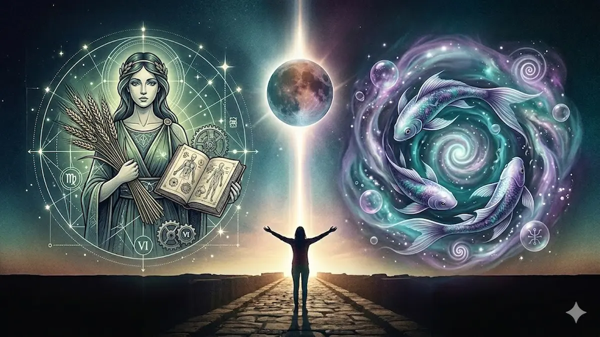 πανσεληνος εκλειψη ιχθυες παρθενος